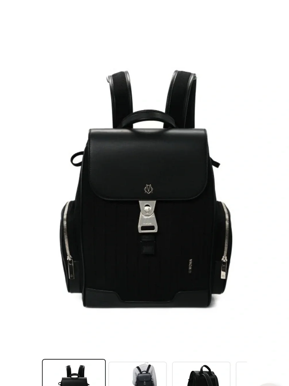 Rimowa Canvas Calfskin Never Still small backpack